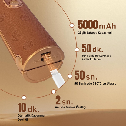 CHICONOM Kablosuz Saç Düzleştirici & Bukle Yapıcı