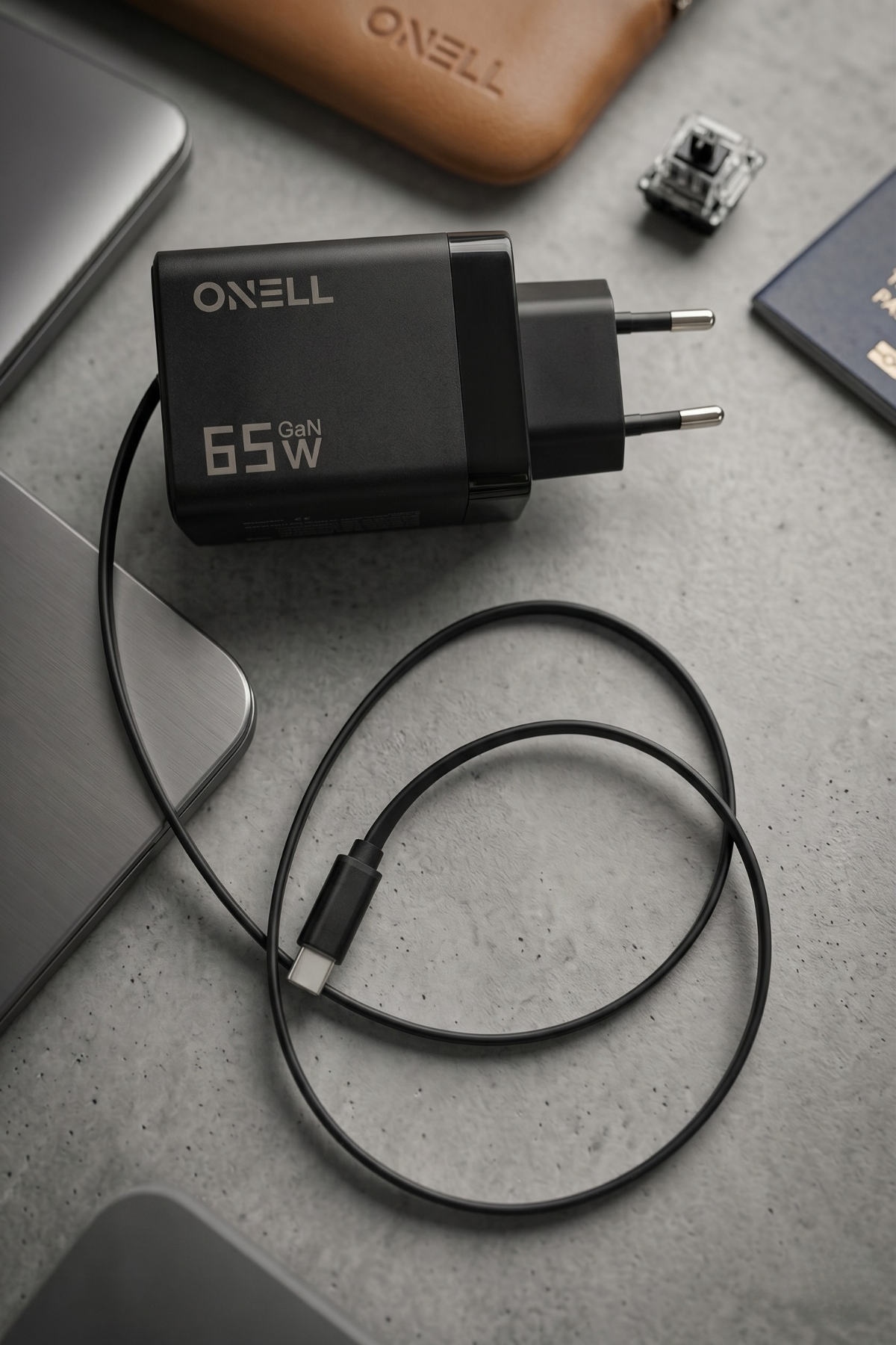 CHICONOM ONELL 65W GaN Makaralı Şarj Aleti