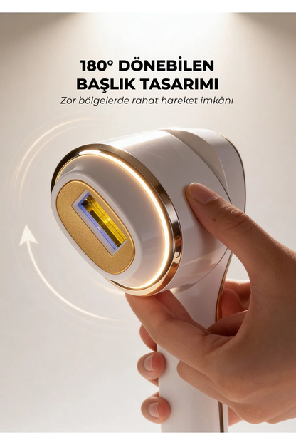 CHICONOM Onell Elora IPL Lazer Epilasyon Cihazı Buz Soğutmalı 10 Seviye Kablosuz Ev Tipi