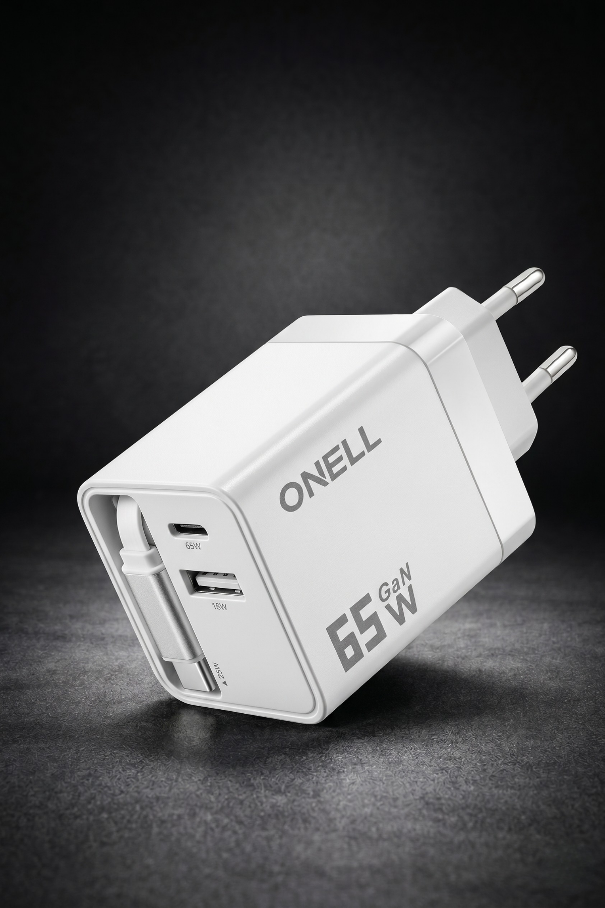 CHICONOM ONELL 65W GaN Makaralı Şarj Aleti