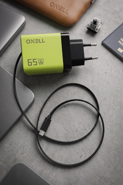 CHICONOM ONELL 65W GaN Makaralı Şarj Aleti