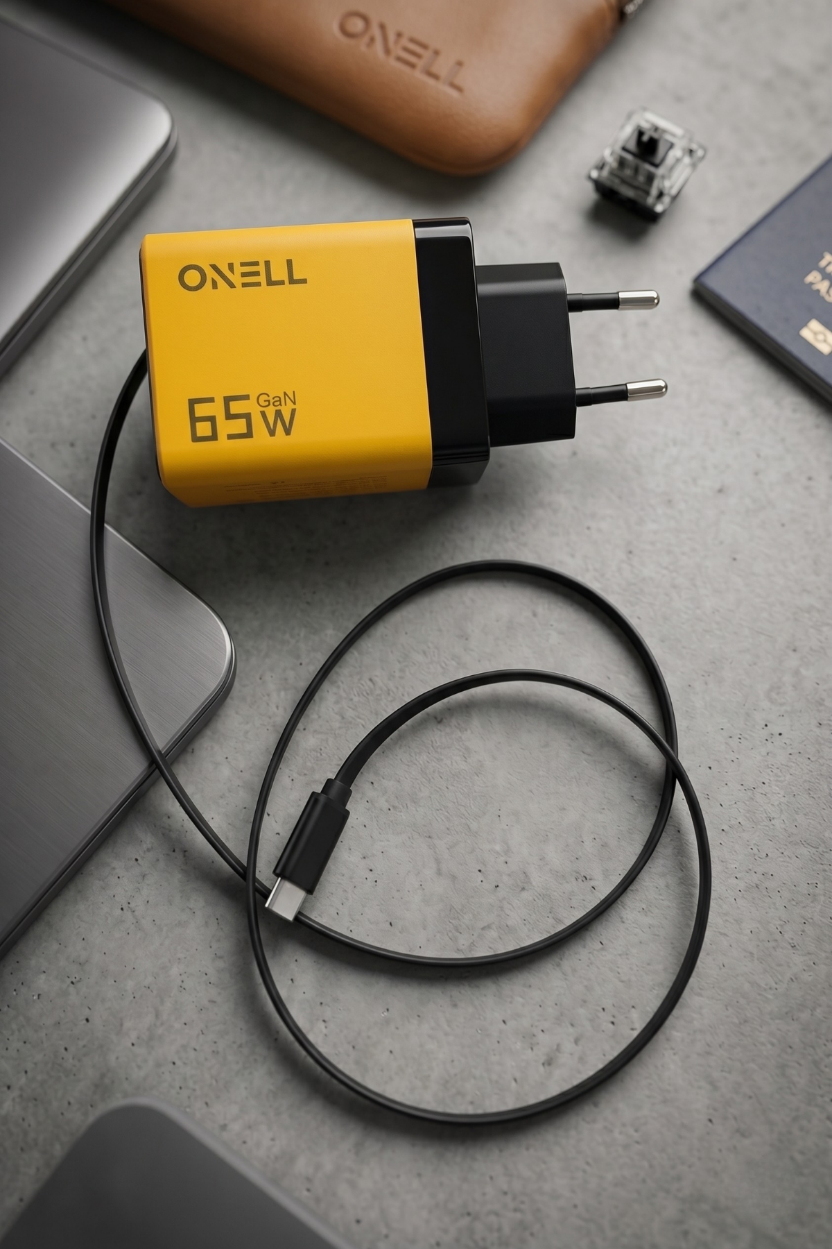 CHICONOM ONELL 65W GaN Makaralı Şarj Aleti