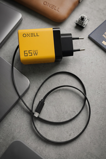 CHICONOM ONELL 65W GaN Makaralı Şarj Aleti